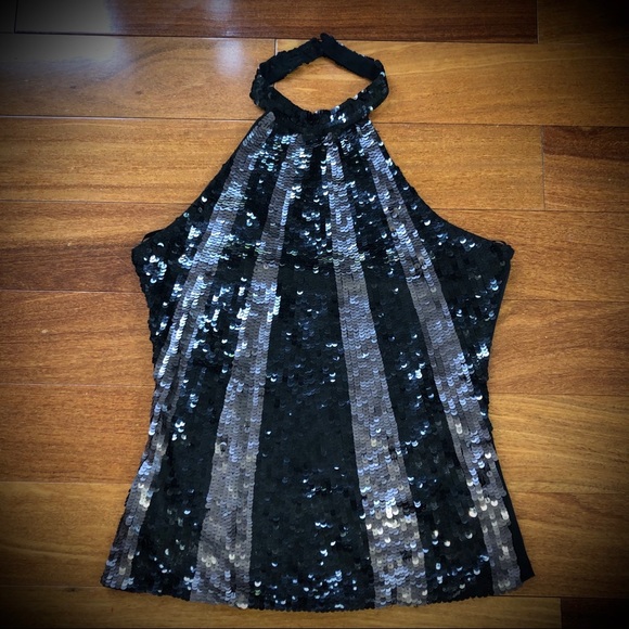 Vero Moda Sequin Halter Top - Picture 4 of 6